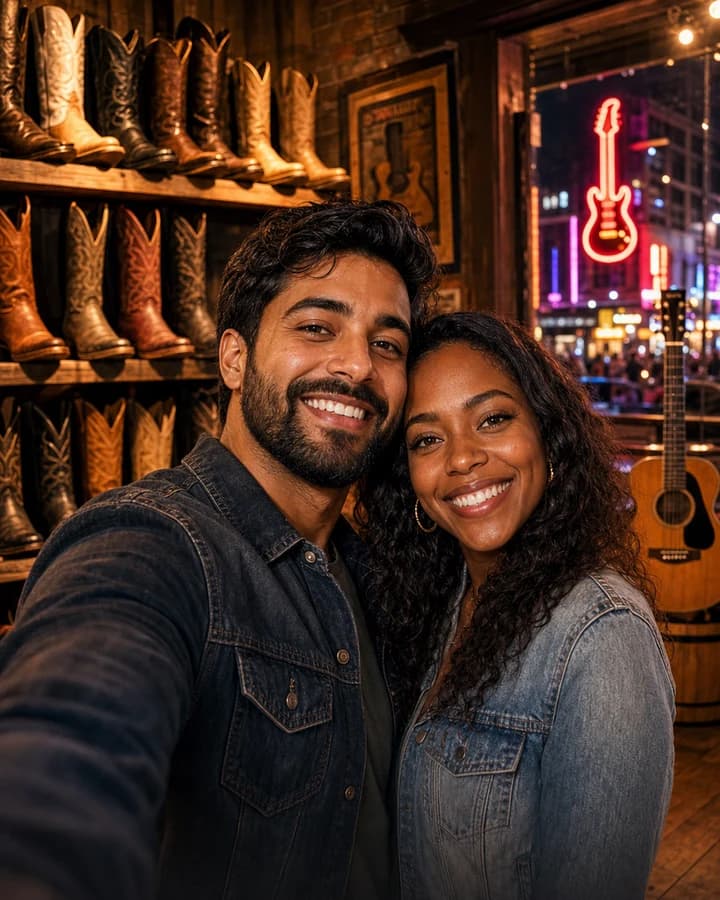 Boots & Broadway Selfie