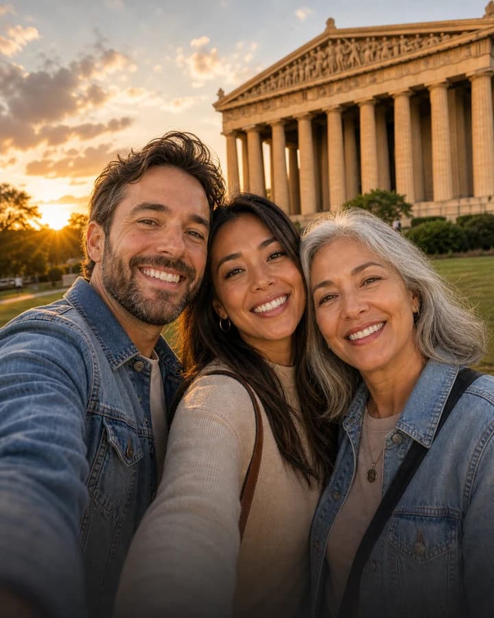 Parthenon Selfie